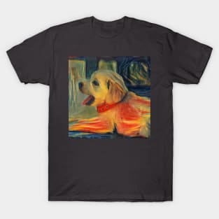 Cute puppy painting (pet, dog, pretty and hiking) T-Shirt